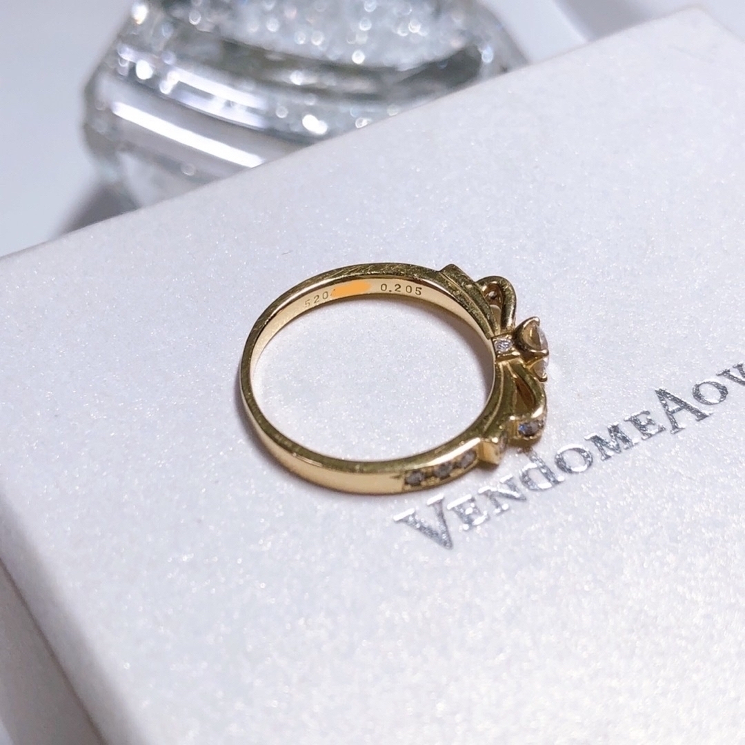 Vendome Aoyama(ヴァンドームアオヤマ)のリュバン ドゥ マリエ　リング 0.405ct K18YG ヴァンドーム青山 レディースのアクセサリー(リング(指輪))の商品写真