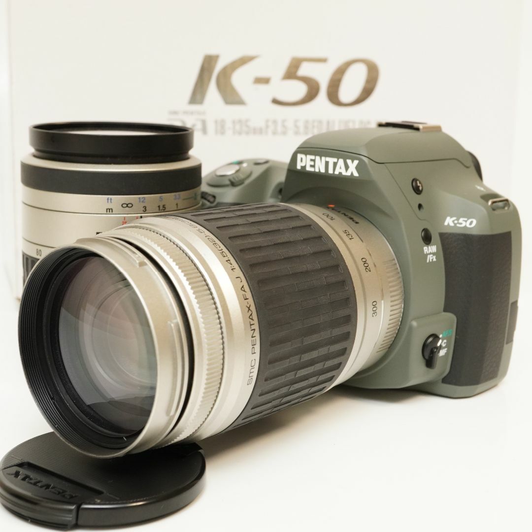 希少★PENTAX K-50　グリーン デジタル一眼レフカメラ