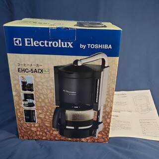 エレクトロラックス(Electrolux)のElectrolux by TOSHIBA EHC-5A K コーヒーメーカー(コーヒーメーカー)