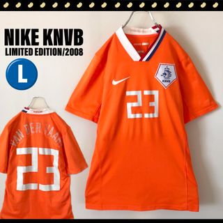 ナイキ(NIKE)のNIKE KNVB★2008オランダ代表レプリカユニフォーム★シリアルナンバー(Tシャツ/カットソー(半袖/袖なし))