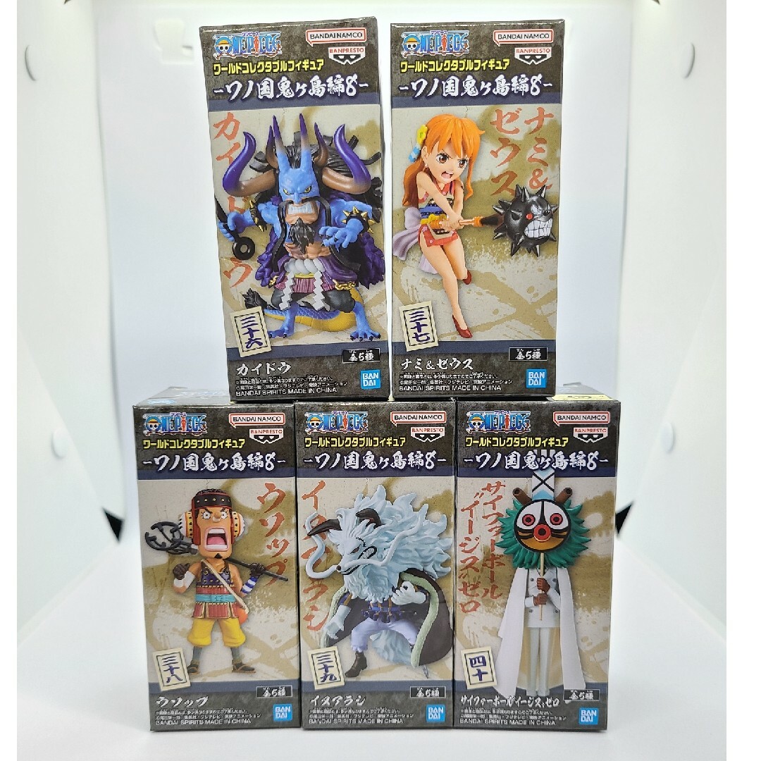 BANPRESTO - ワンピース ワーコレ ワノ国鬼ヶ島編8 全5種セットの通販 ...