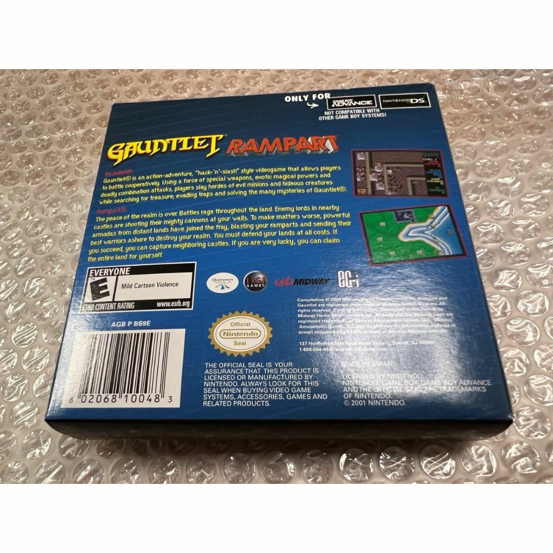 GBA 北米版 Gauntlet + Rampart / ガントレット + ラン