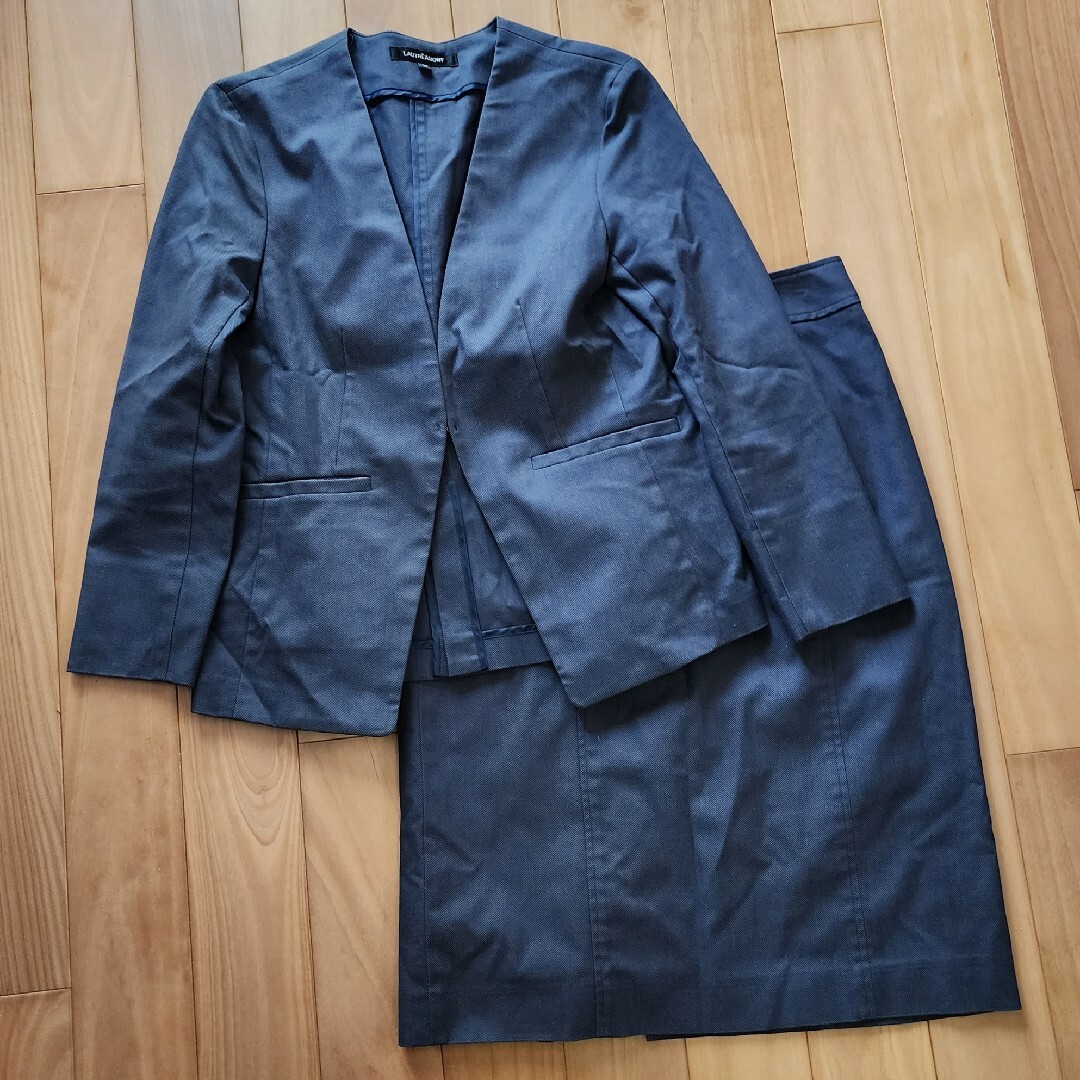 LAUTREAMONT(ロートレアモン)のロートレアモン　LAUTREAMONT　セット　スーツ　スカート　36　中古 レディースのフォーマル/ドレス(スーツ)の商品写真