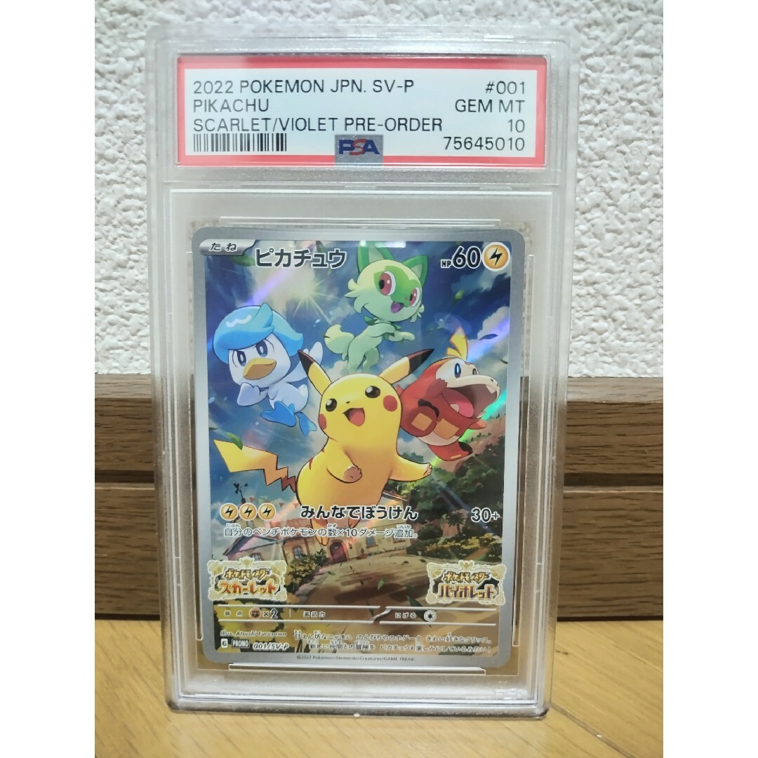 ポケモン ピカチュウ スカバイ みんなでぼうけん プロモ PSA10 3枚セット