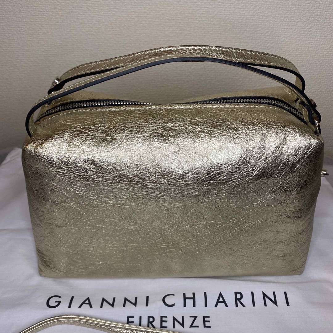 GIANNI CHIARINI - 【美品】ジャンニキャリーニ アリファ m ゴールドの