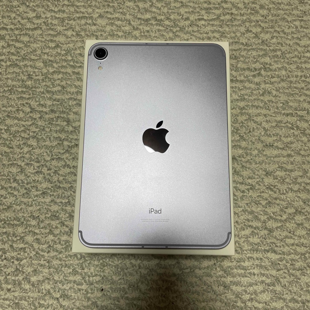 iPad(アイパッド)のSIMロック解除済み ipad mini6 256GB パープル 美品 スマホ/家電/カメラのPC/タブレット(タブレット)の商品写真