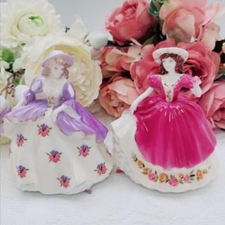 WEDGWOOD - 美品 可愛い コールポート ミニフィギュリン ROSEの通販 by