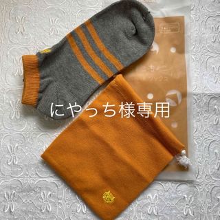 ベルメゾン(ベルメゾン)のちょこちょここっそり可愛いソックス【ねこ】【栗ぼうや】２点22〜24cm(ソックス)