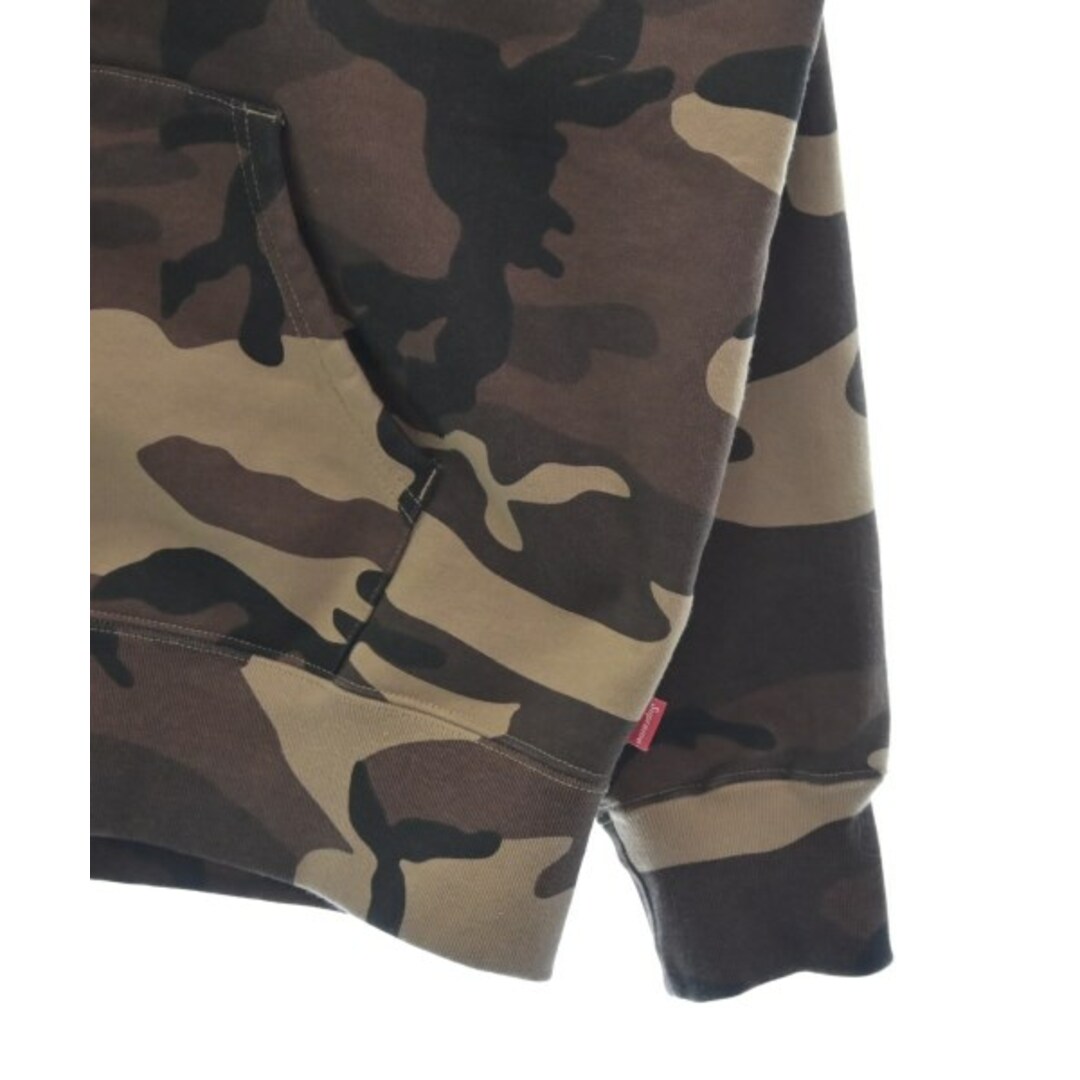 Supreme シュプリーム パーカー XL 茶xベージュx黒(迷彩) 【古着】【中古】