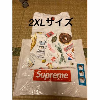 シュプリーム(Supreme)のSupreme Trash Tee "White"トラッシュ Tシャツ(Tシャツ/カットソー(半袖/袖なし))