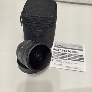 キヤノン(Canon)の美品　SIGMA 8mm F3.5 EX  FISHEYECanon用　 (レンズ(単焦点))