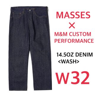 MASSES×M&M DENIM WASH 32 マシス エムアンドエム デニム(デニム/ジーンズ)