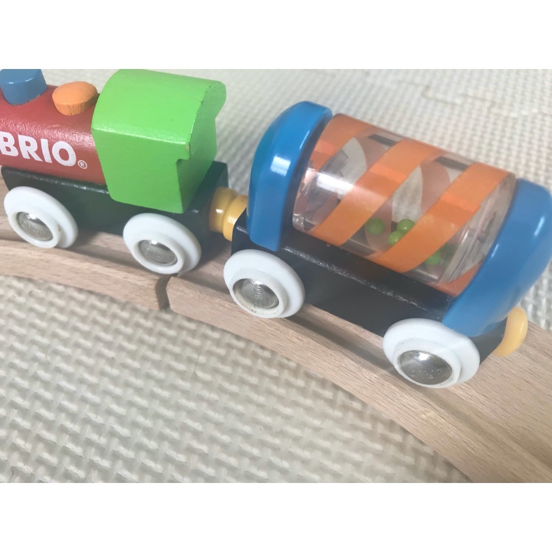 BRIO(ブリオ)の☆BRIOブリオ レールウェイ マイファースト ビギナーセット 木製電車車両☆ キッズ/ベビー/マタニティのおもちゃ(電車のおもちゃ/車)の商品写真