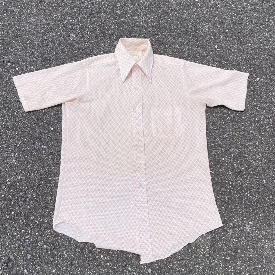 vintage 70s シャツ　半袖シャツ