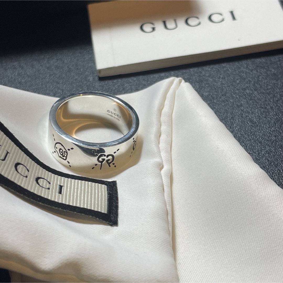 Gucci(グッチ)のGUCCI ゴーストリング　シルバー　20号 メンズのアクセサリー(リング(指輪))の商品写真