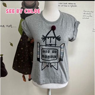 シーバイクロエ(SEE BY CHLOE)の∇754 シーバイクロエ グレー(Tシャツ(半袖/袖なし))