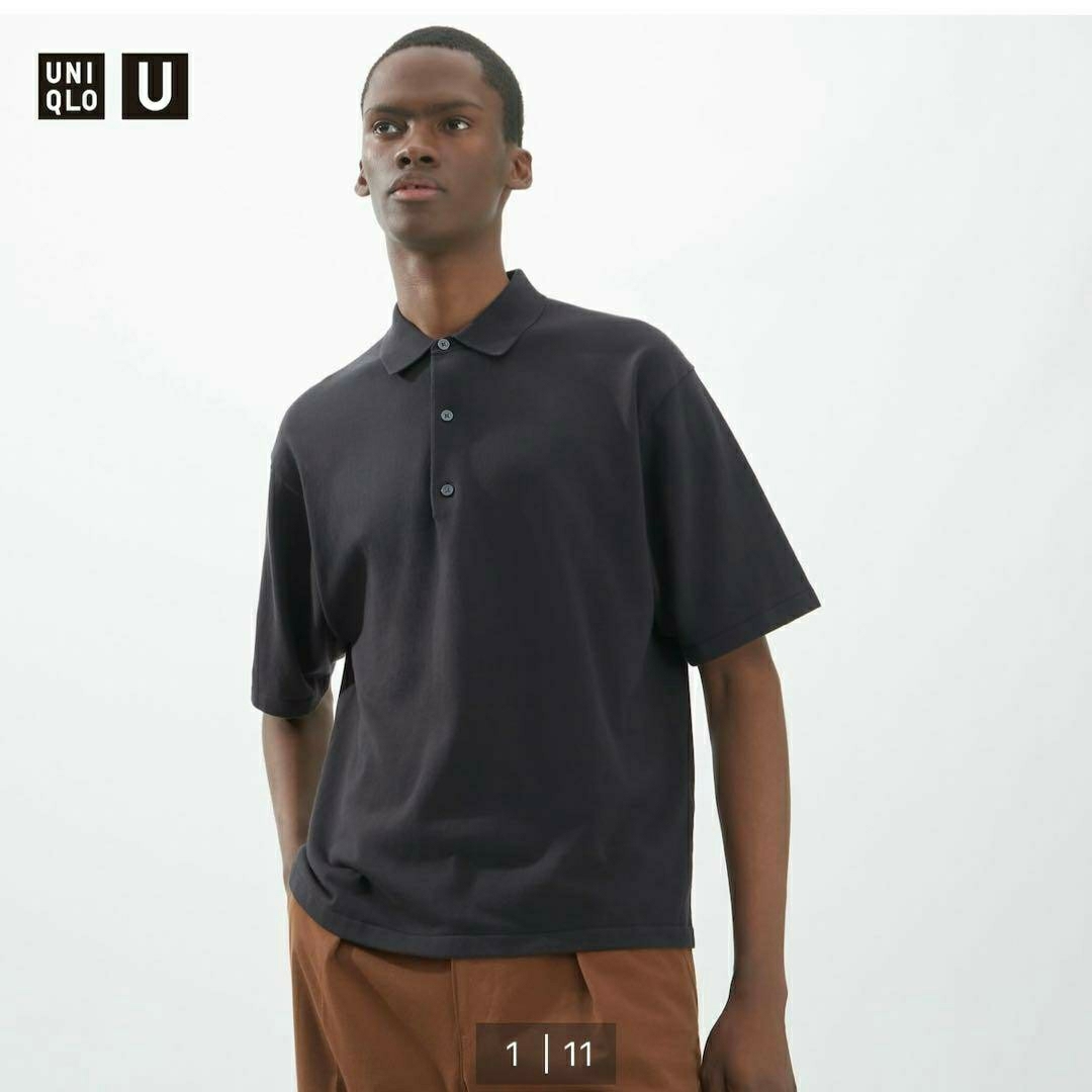 UNIQLO U ニットポロシャツ（半袖）M