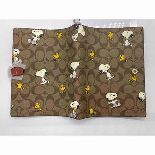 新品 coach×peanuts  スヌーピー 手帳カバー  ノート