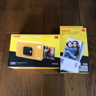 【新品】インスタントカメラプリンター C210 （イエロー）カートリッジ付(コンパクトデジタルカメラ)