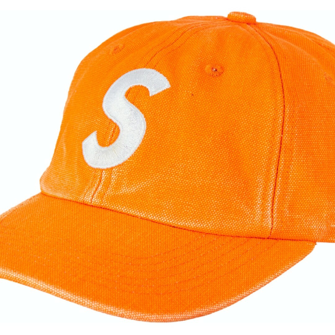 Supreme Pigment Canvas S Logo 6-Panel キャップ