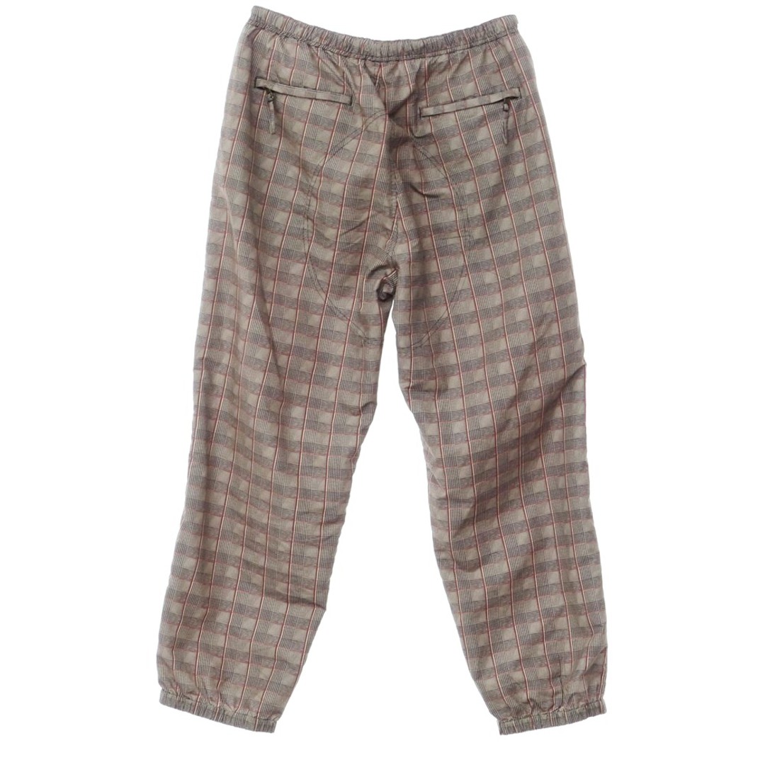 希少 XL supreme track pant tan glen plaid