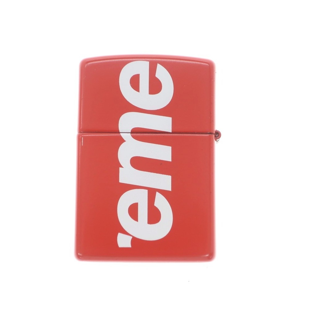 【中古】シュプリーム Supreme 2021年春夏 Logo Zippo ロゴ ジッポ ライター レッドxホワイト【メンズ】