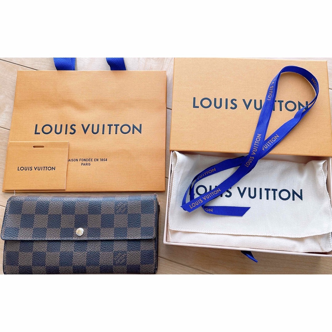 正規品 LOUIS VUITTON ダミエ長財布 | cineporelas.com.br