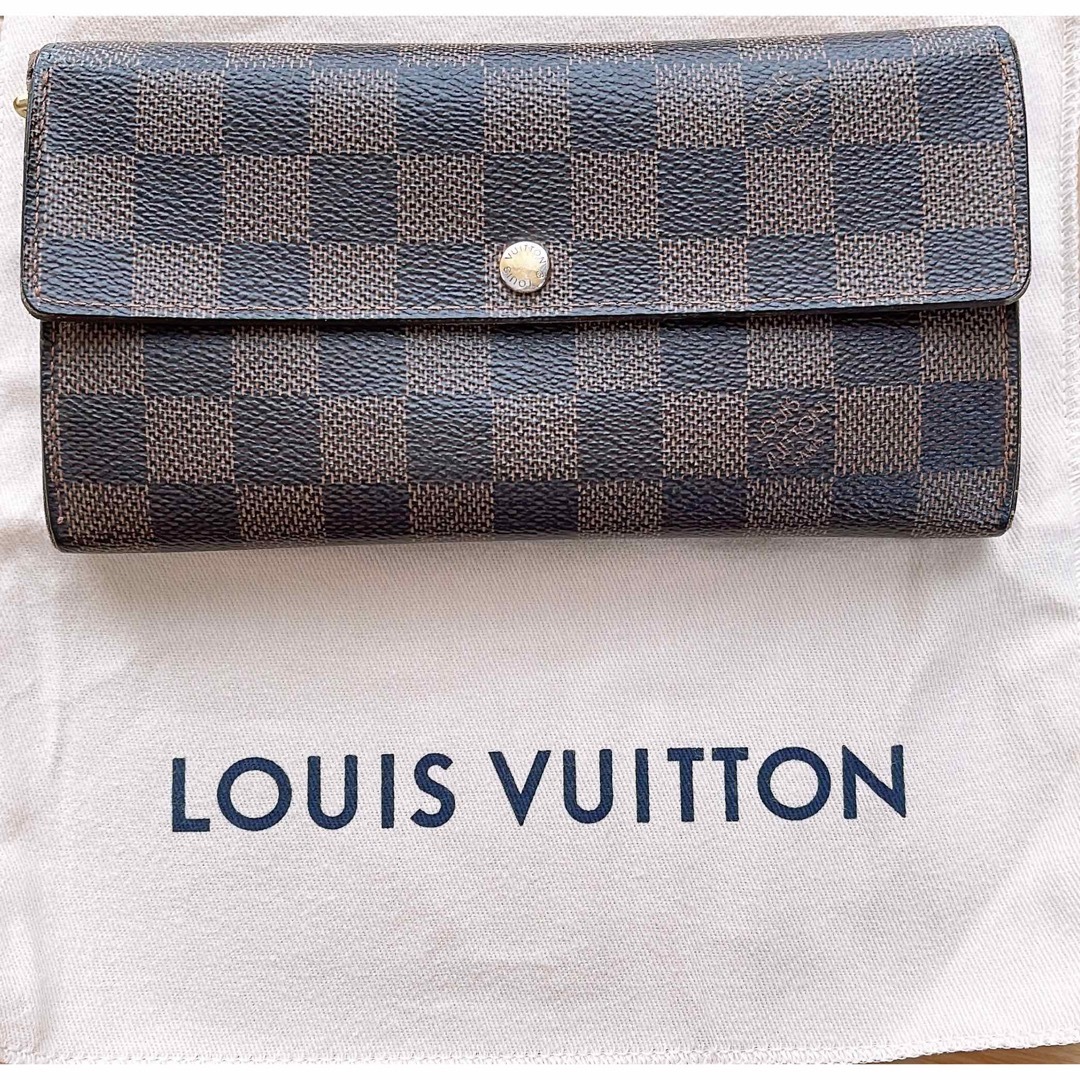 正規品 LOUIS VUITTON ダミエ長財布 | cineporelas.com.br