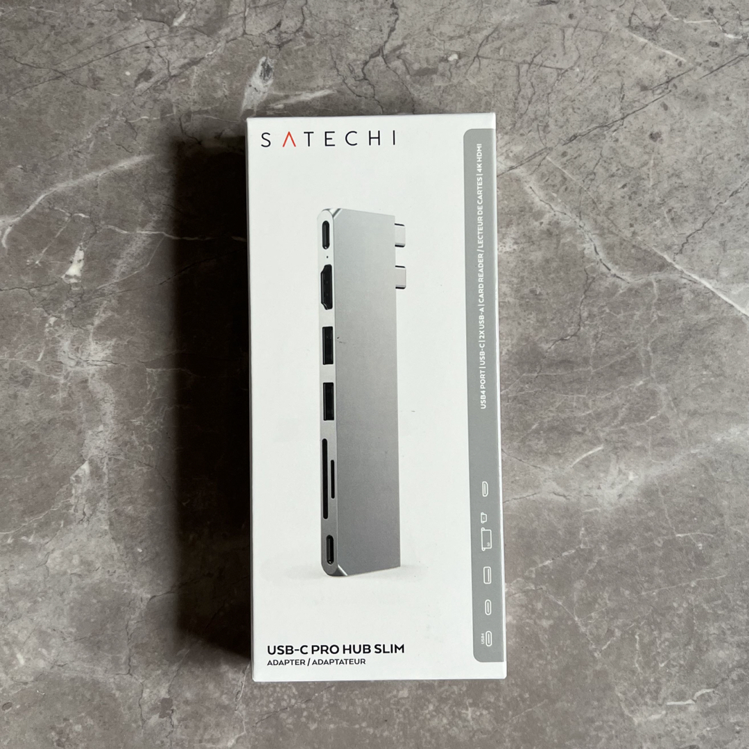 【新品未開封】Satechi USB-C Pro ハブ  スリム (シルバー)