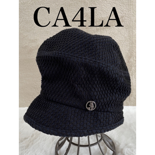 カシラ(CA4LA)のCA4LAカシラ　帽子　ブラック(ハット)