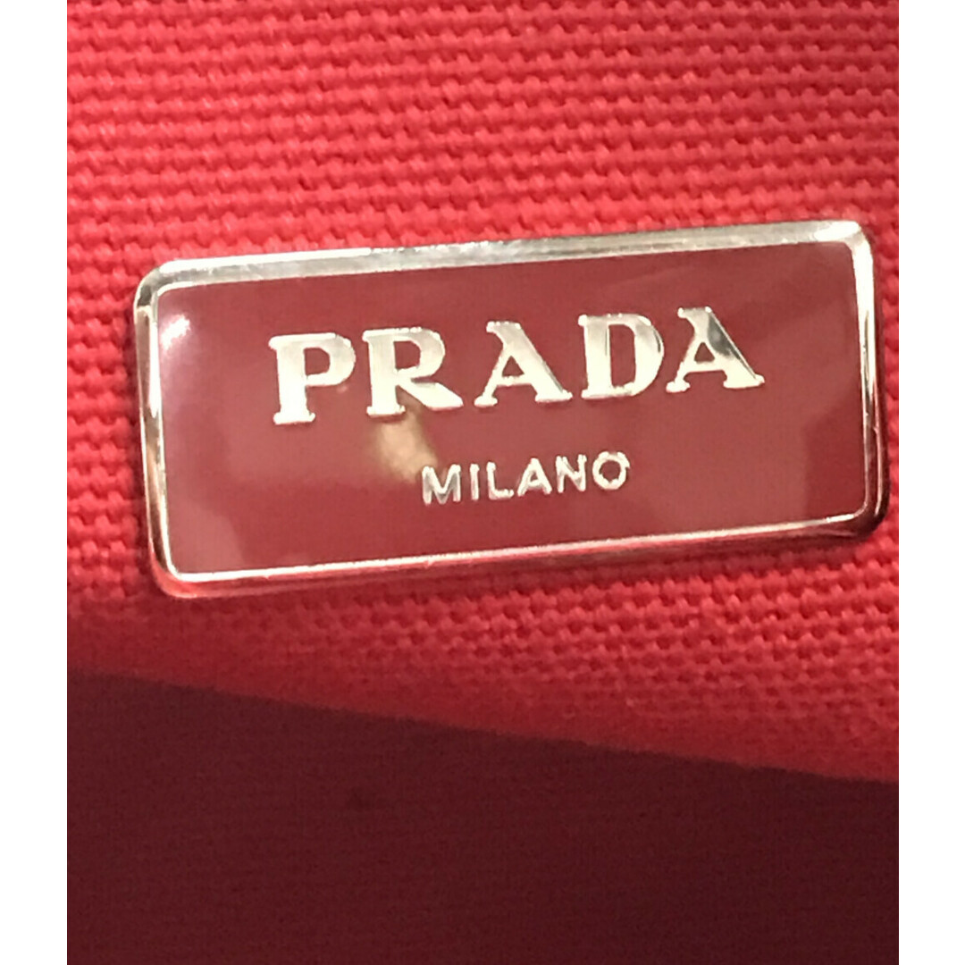 訳あり プラダ PRADA キャンバストートバッグ レディース