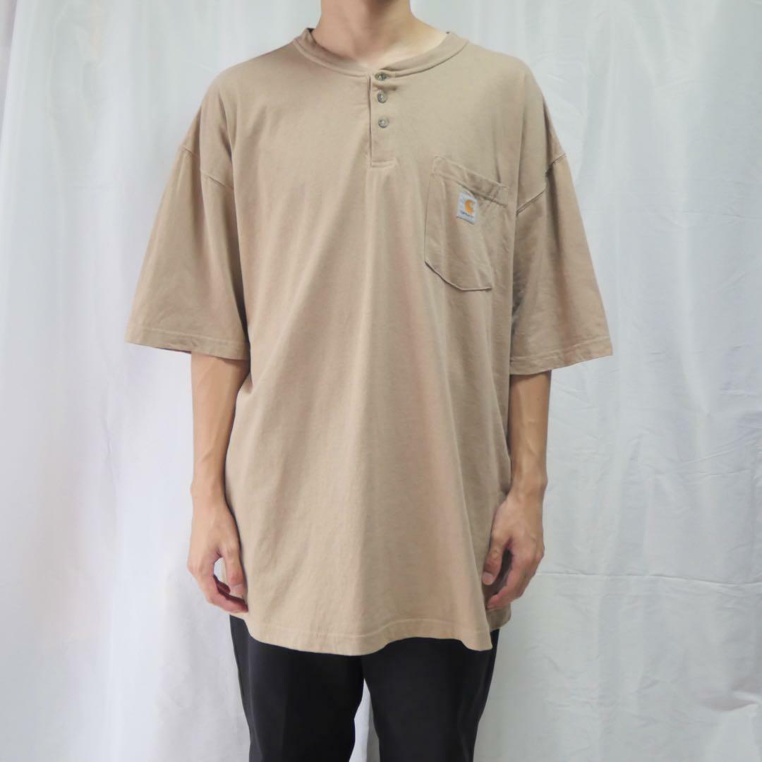 carhartt(カーハート)の3点まとめCarhartt カーハート ヘンリーネック ブラウン Tシャツ メンズのトップス(Tシャツ/カットソー(半袖/袖なし))の商品写真