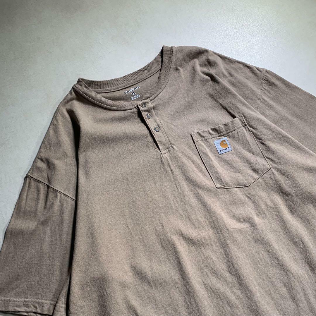 carhartt(カーハート)の3点まとめCarhartt カーハート ヘンリーネック ブラウン Tシャツ メンズのトップス(Tシャツ/カットソー(半袖/袖なし))の商品写真