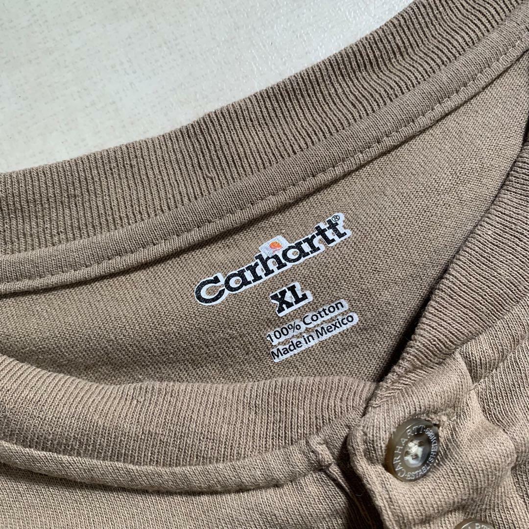 carhartt(カーハート)の3点まとめCarhartt カーハート ヘンリーネック ブラウン Tシャツ メンズのトップス(Tシャツ/カットソー(半袖/袖なし))の商品写真