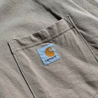 3点まとめCarhartt カーハート ヘンリーネック ブラウン Tシャツ