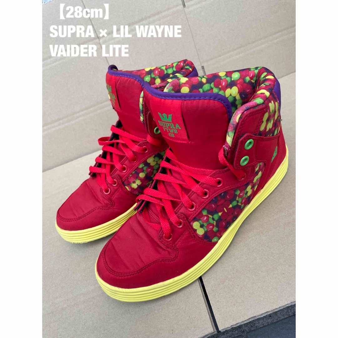 メンズ【28cm】SUPRA × LIL WAYNE VAIDER LITE