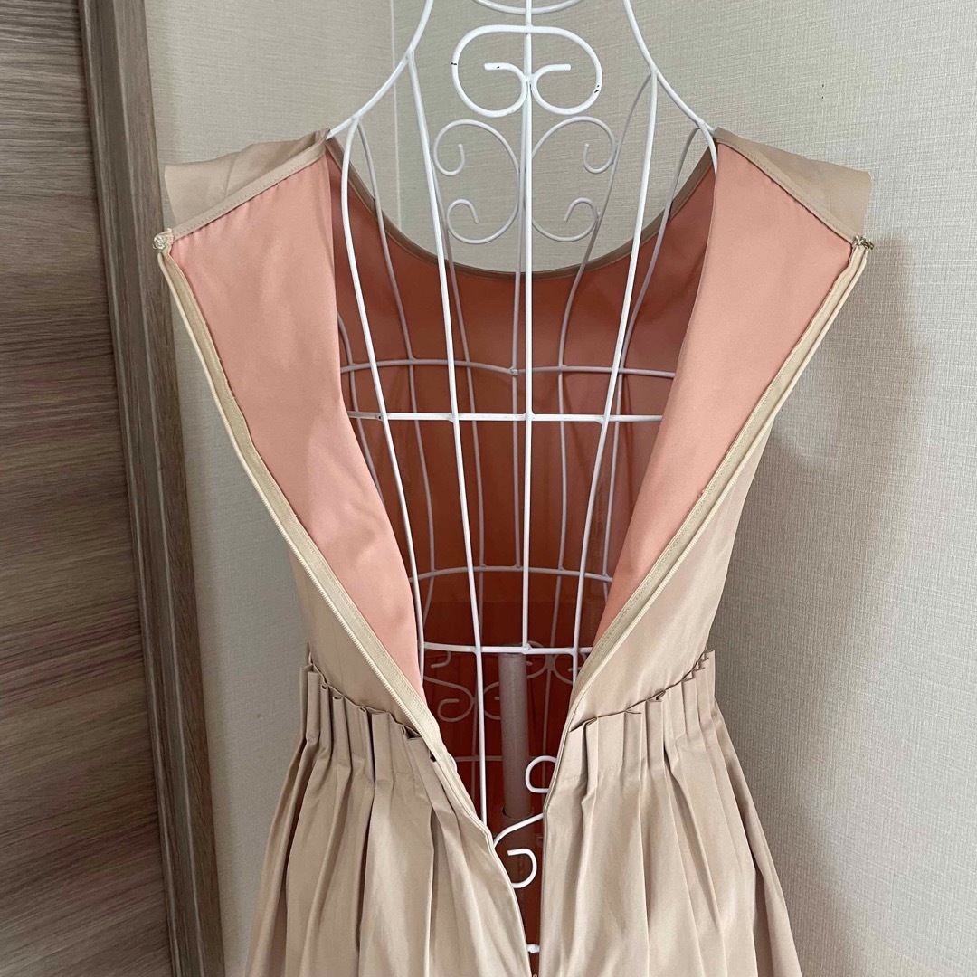 グリーン・ホワイト系 完成品♪ 1195 美品 アナイ ANAYI ワンピース