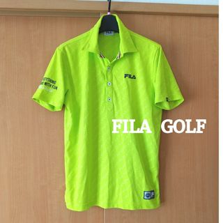 フィラ(FILA)のFILA  GOLF★グリーンに映える♪ネオンカラーポロシャツメンズ男性(ウエア)