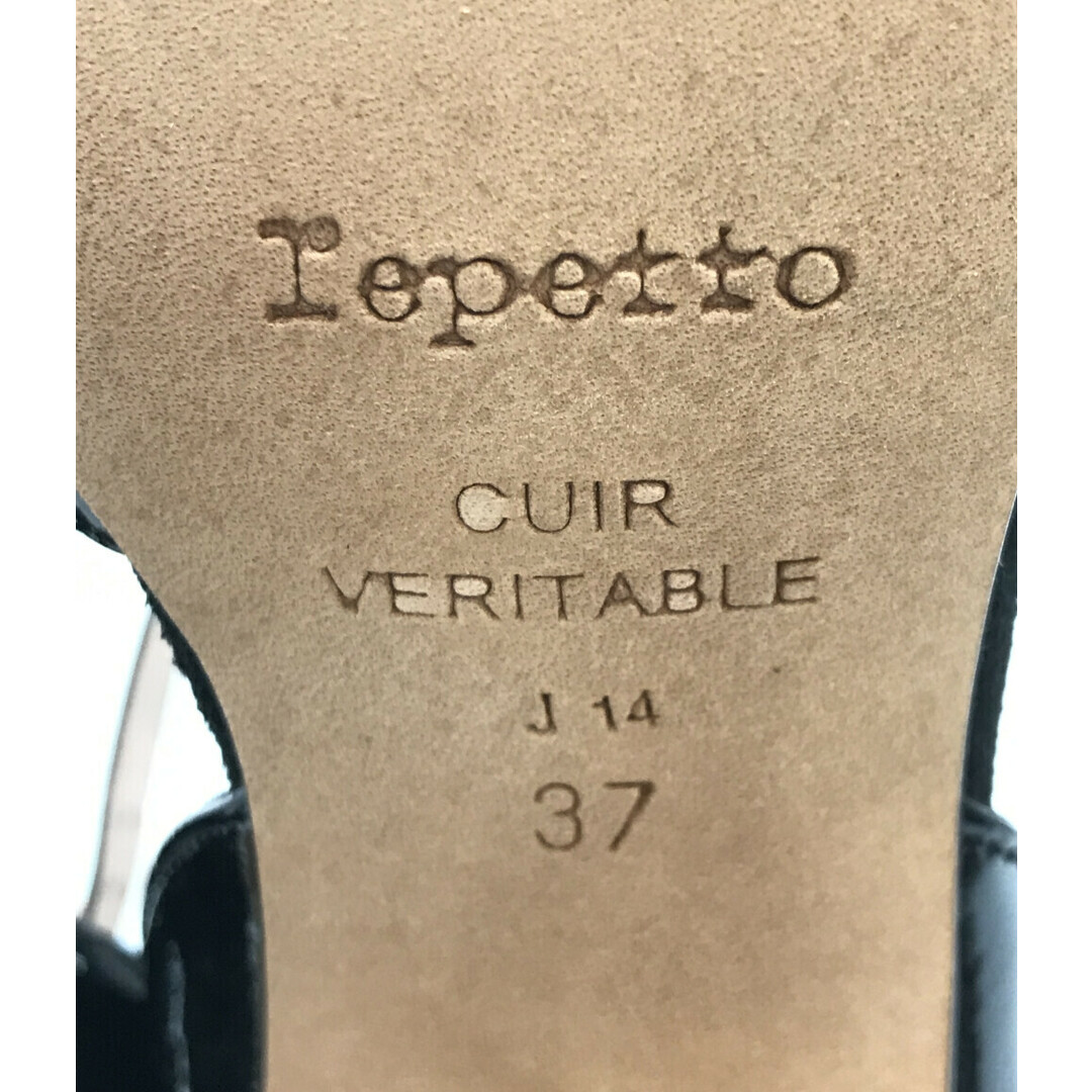 repetto(レペット)のレペット オープントゥストラップパンプス ピンヒール レディース 37 レディースの靴/シューズ(ハイヒール/パンプス)の商品写真