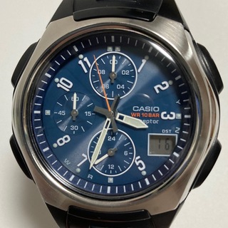 カシオ(CASIO)のCASIO wave ceptor WVQ-400 腕時計 カシオ 電波ソーラー(腕時計(デジタル))