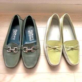 サルヴァトーレフェラガモ(Salvatore Ferragamo)のサルヴァトーレフェラガモ　コールハーン　シューズ　パンプス　２足(ローファー/革靴)