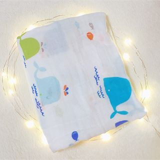 大人気！くじら ♡ swaddles ♡ スワドル ♡ おくるみ(おくるみ/ブランケット)