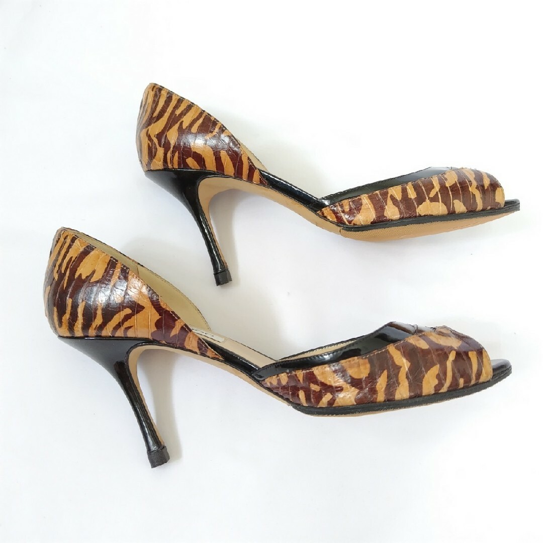 高品質の人気 美品❤JIMMY CHOO【ジミーチュウ】ゼブラプリント