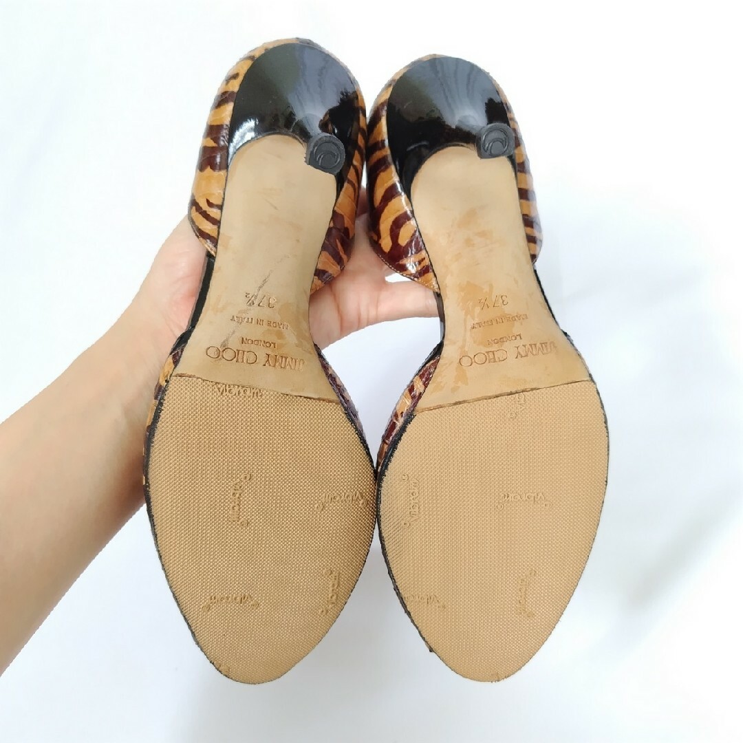 高品質の人気 美品❤JIMMY CHOO【ジミーチュウ】ゼブラプリント