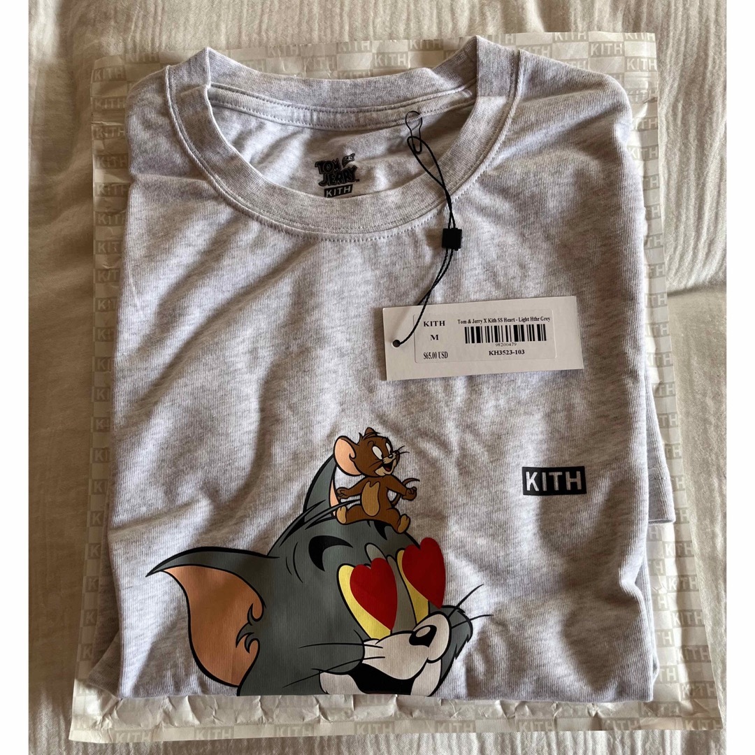 メンズkith×tom jerry heart tee