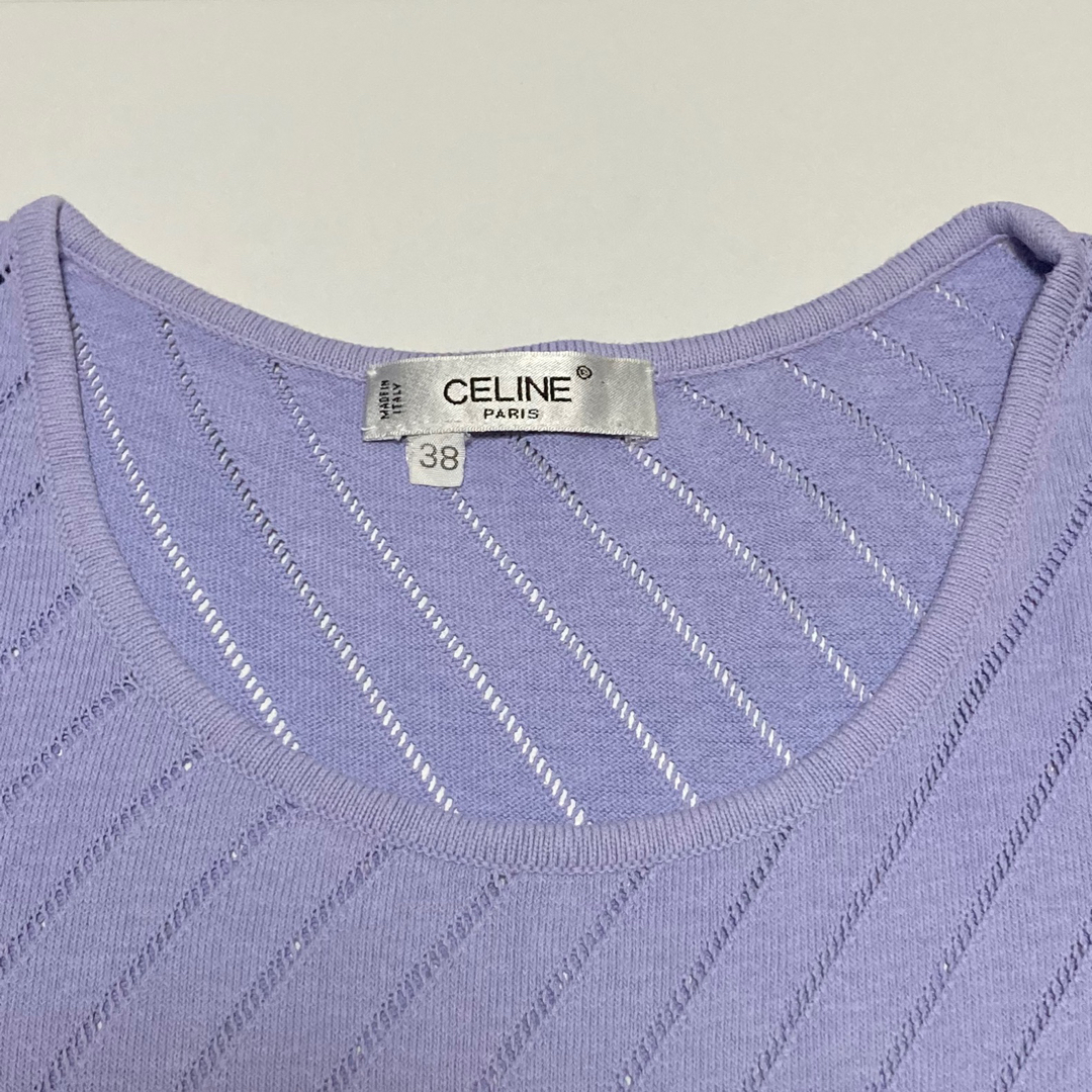 CELINE　カットソー　セリーヌ　Tシャツ　イタリア製　ヴィンテージ　半袖 2