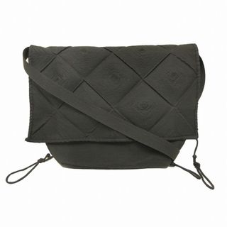 イッセイミヤケ(ISSEY MIYAKE)の極美品 イッセイミヤケ タマシャ ビリ ミシンステッチ メッセンジャーバッグ(ショルダーバッグ)