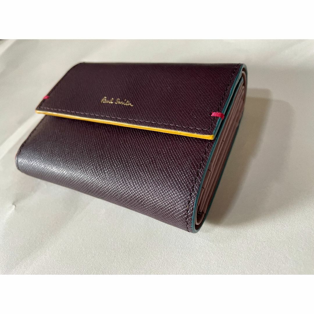 Paul Smith(ポールスミス)のカラードエッジ 2つ折り財布（パープル） ｜ポール・スミス レディースのファッション小物(財布)の商品写真