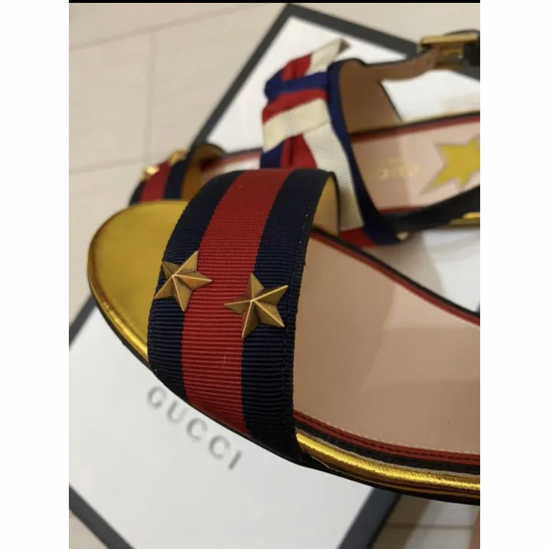 GUCCI新品未使用 Sylvie Web リボンサンダル