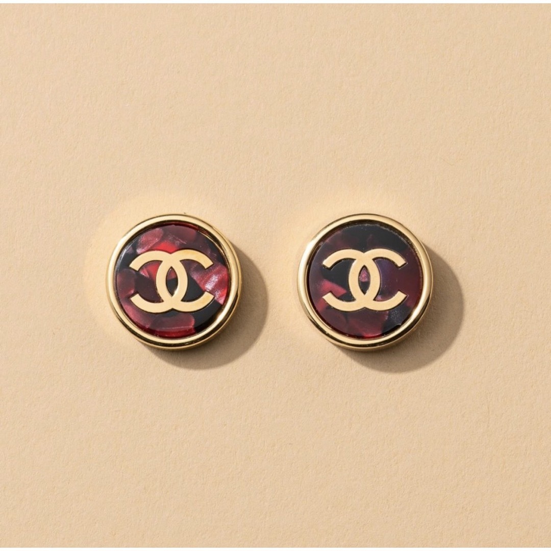 CHANEL イヤリング ハンドメイドのアクセサリー(イヤリング)の商品写真